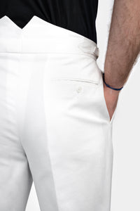 Le pantalon blanc Maison Singulier